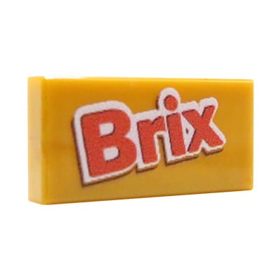 Custom LEGO – Brix Schokoladenriegel – mit personalisiertem Druck auf LEGO® Fliese von Extra Extra Bricks