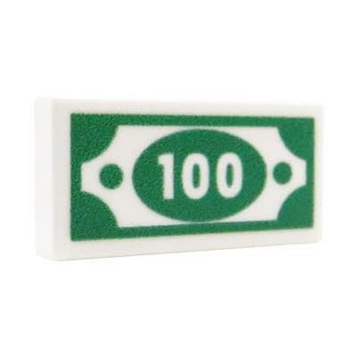 Accéder au produit Billet / Banknote – Custom imprimée sur tuile LEGO®