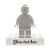 Podstawka pod figurkę LEGO - biały klocek LEGO 2x6 z personalizowanym napisem
