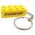 Personalized LEGO® Brick Keychain with your custom text – personalized gift for LEGO fan, for him, for her