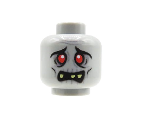 Accéder au produit Tête de figurine (zombie, effrayé) – Custom impression sur tête LEGO®