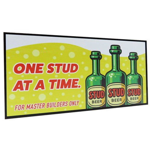 Zum Produkt Billboard Stud Beer – Custom bedruckte LEGO® Fliese