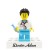 Personalisierte LEGO® Figur Arzt – lustiges personalisiertes Geschenk für Arzt, Krankenschwester oder Medizinstudent