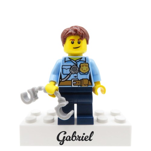 Accéder au produit Policier / Policière – Figurine personnalisée à partir de pièces LEGO® / Crée la tienne