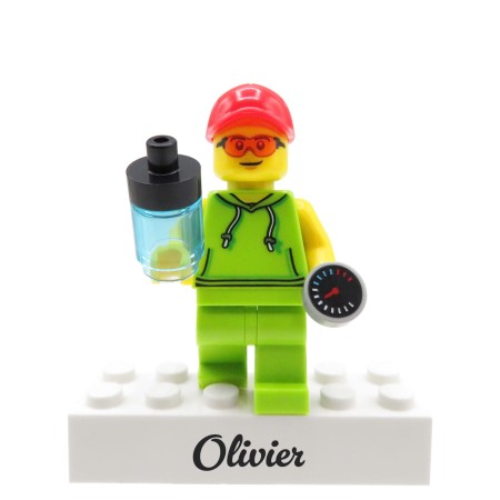 Figurine LEGO® personnalisée coureur – cadeau personnalisé pour lui, petit ami, mari ou amateur de jogging
