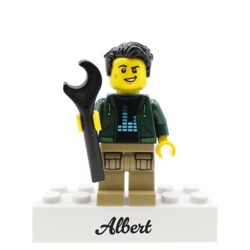 Zum Produkt Handwerker / Mechaniker – Personalisierte Figur aus LEGO® Teilen / Gestalte deine eigene