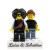 Personalized LEGO® Minifigures Couple with your custom text on a base – personalized gift for Valentine’s Day and anniversary
