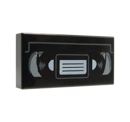 Cassette vidéo / VHS LEGO - noire