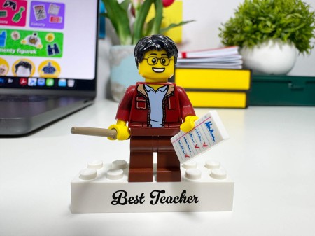 Personalisierte LEGO® Figur Lehrer - Personalisierungsbeispiel 1