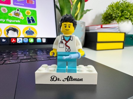 Personalisierte LEGO® Figur Arzt - Personalisierungsbeispiel 3