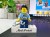 Figurine LEGO® personnalisée policier - exemple de personnalisation 3