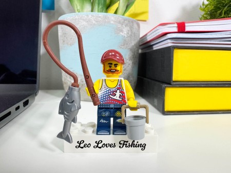 Personalisierte LEGO® Figur Angler - Personalisierungsbeispiel 3