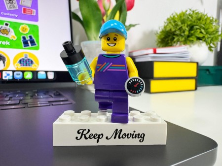 Personalisierte LEGO® Figur Läufer - Personalisierungsbeispiel 1