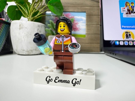 Personalisierte LEGO® Figur Läufer - Personalisierungsbeispiel 2