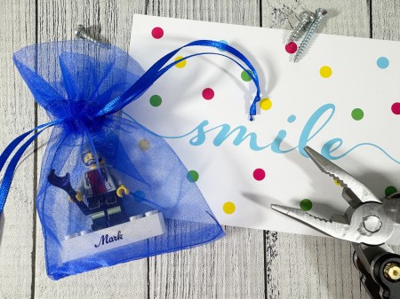 Personalisierte LEGO® Figur Mechaniker / Heimwerker - Geschenkverpackung