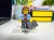 Personalized LEGO® Minifigure Programmer on base with custom text - personalization example 2
