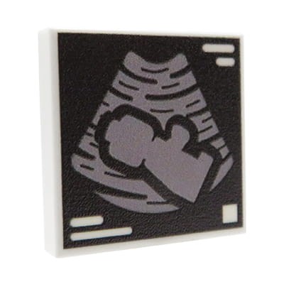 Go to product Pregnancy / Baby Ultrasound Photo – Custom printed LEGO® tile (2x2)