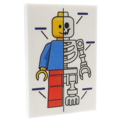 Accéder au produit Affiche médicale – custom impression tuile LEGO® (2x3)