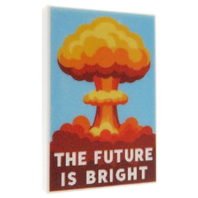 Accéder au produit Affiche explosion nucléaire – custom impression tuile LEGO® (2x3)