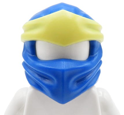 LEGO Ninjago Maske Jay – blau mit gelbem Stirnband – neues originales LEGO® Ninja Maskenteil