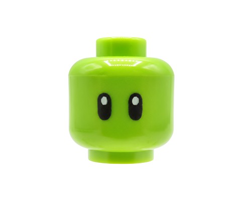 Go to product LEGO® Minifigure Head – Alien, Lime Green Face