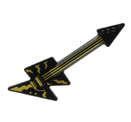 Go to product LEGO® Electric Guitar – Black with Gold Print