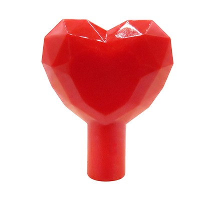 Accéder au produit Joyau en cristal en forme de cœur LEGO® – Rouge