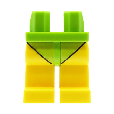 LEGO® minifigure legs lime green swimwear bottom
