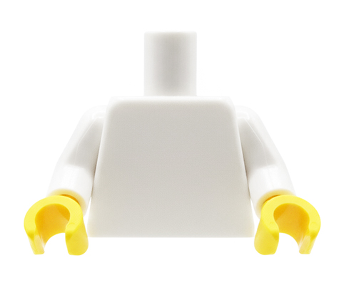 Go to product LEGO minifigure torso - white, solid color