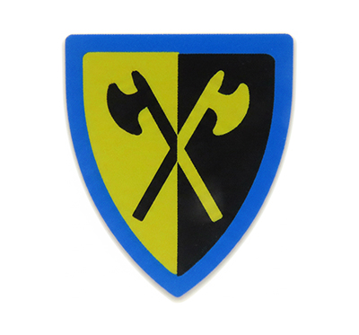 Go to product LEGO® Shield – Triangular, Crossed Halberds