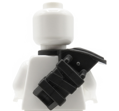 Accéder au produit Épaulière LEGO avec fourreau pour katana – gris perle foncé
