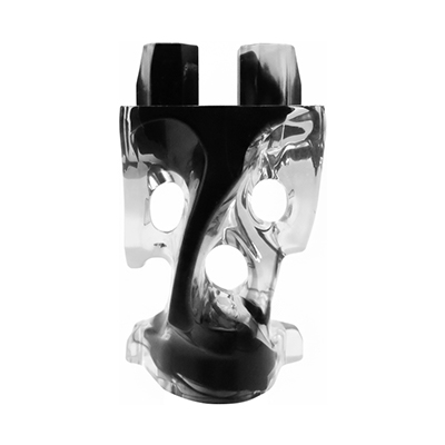 LEGO Minifiguren Beine Geist schwarz transparent klar