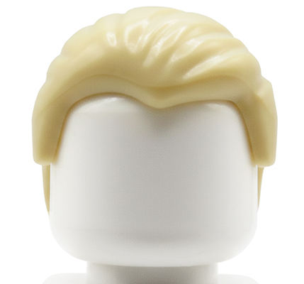 Go to product LEGO minifigure hair - male, light blonde, slicked back