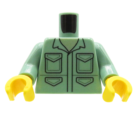 Go to product Minifigure Torso (military jacket) – Custom printed LEGO® torso