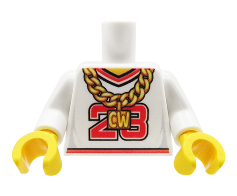 Go to product Minifigure Torso (sports shirt, gold chain) – Custom printed LEGO® torso