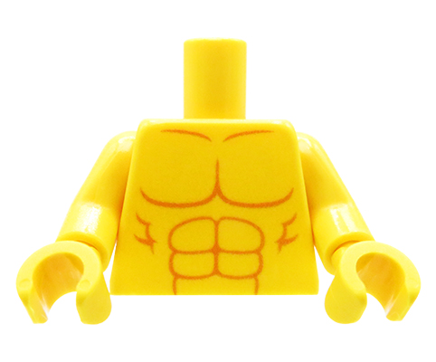 Go to product Minifigure Torso (muscular chest) – Custom printed LEGO® torso