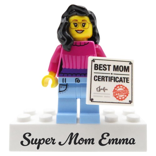 Zum Produkt Beste Mama – Personalisierte Figur aus LEGO® Teilen / Gestalte deine eigene
