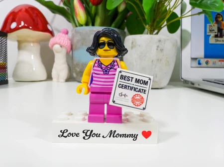 Personalisierte LEGO® Figur Beste Mama - Personalisierungsbeispiel 2