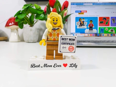 Personalisierte LEGO® Figur Beste Mama - Personalisierungsbeispiel 3