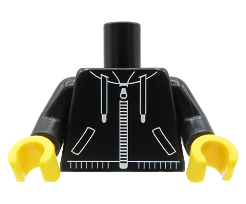 Go to product Minifigure Torso (Black Hoodie) – Custom Print on LEGO® Torso
