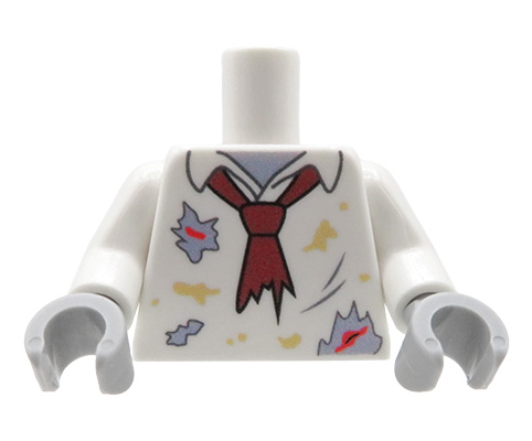 Go to product Minifigure Torso (Zombie, Torn Shirt) – Custom Print on LEGO® Torso