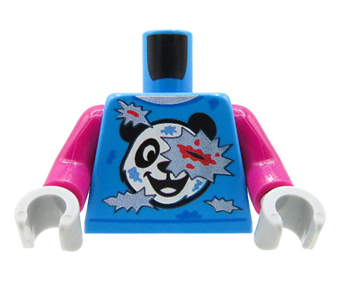 Go to product Minifigure Torso (Zombie, Tattered T-shirt) – Custom Print on LEGO® Torso