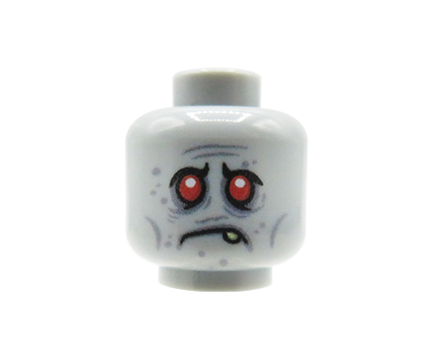 Zum Produkt Minifigur-Kopf – Zombie #13 – Custom-Druck auf LEGO® Kopf