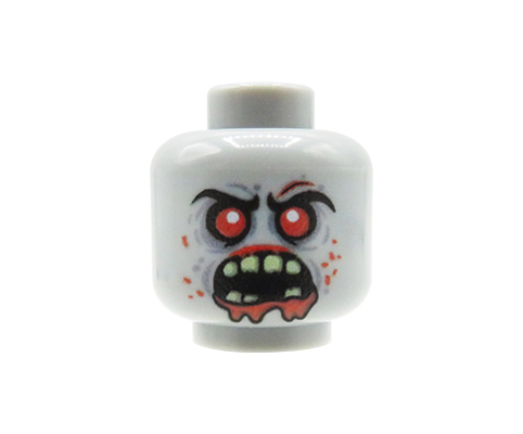 Go to product Minifigure Head – Zombie #6 – Custom Print on LEGO® Head