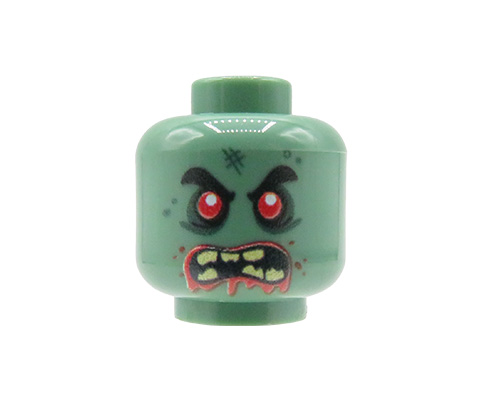Go to product Minifigure Head – Monster / Orc #1 – Custom Print on LEGO® Head