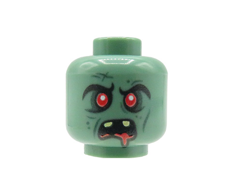 Zum Produkt Minifigur-Kopf – Monster / Ork #2 – Custom-Druck auf LEGO® Kopf