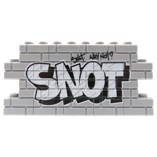 Go to product Graffiti Snot (white) – Custom printed LEGO® bricks