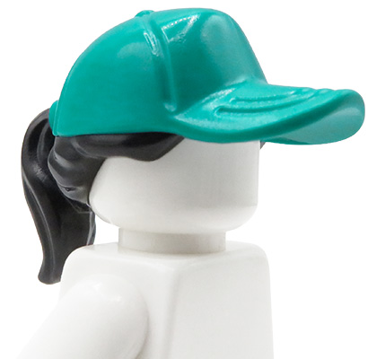 Go to product LEGO Minifigure Hair – Female, Black, Baseball Cap