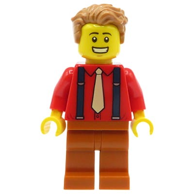 Go to product LEGO City Minifigure - Man / Father in a shirt and a tie