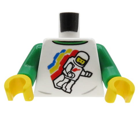 Go to product LEGO minifigure torso - space enthusiast / shirt with an astronaut
